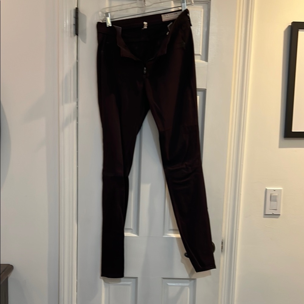Rag & Bone Rich burgundy skinny Jeans